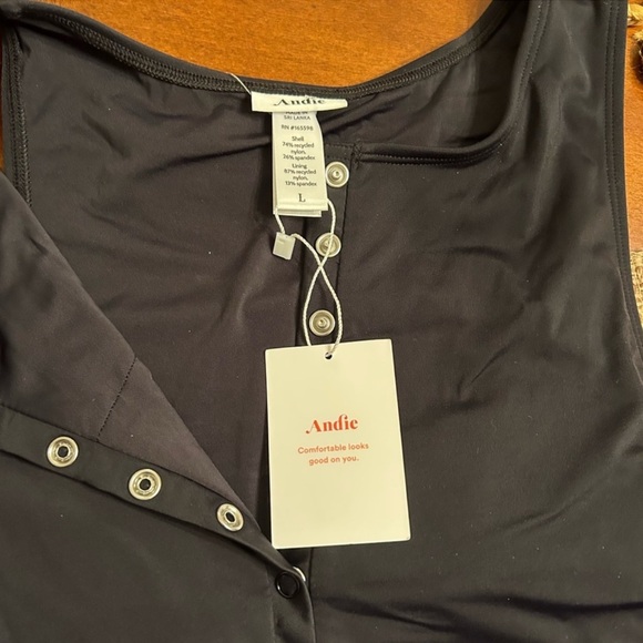 Andie BLACK The Malibu One Piece Swimsuit🆕 - Picture 7 of 8